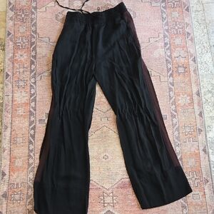 Zara Black Elastic Waist Pants